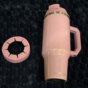 Pink Frost Buddy Tumbler with Handle